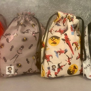 Treasure Bag Made With Licensed Incredibles Fabric