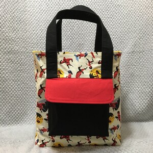 Box Tote Bag Made With Licensed Incredibles Fabric