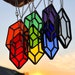 Rupee gebrandschilderd glas Suncatcher