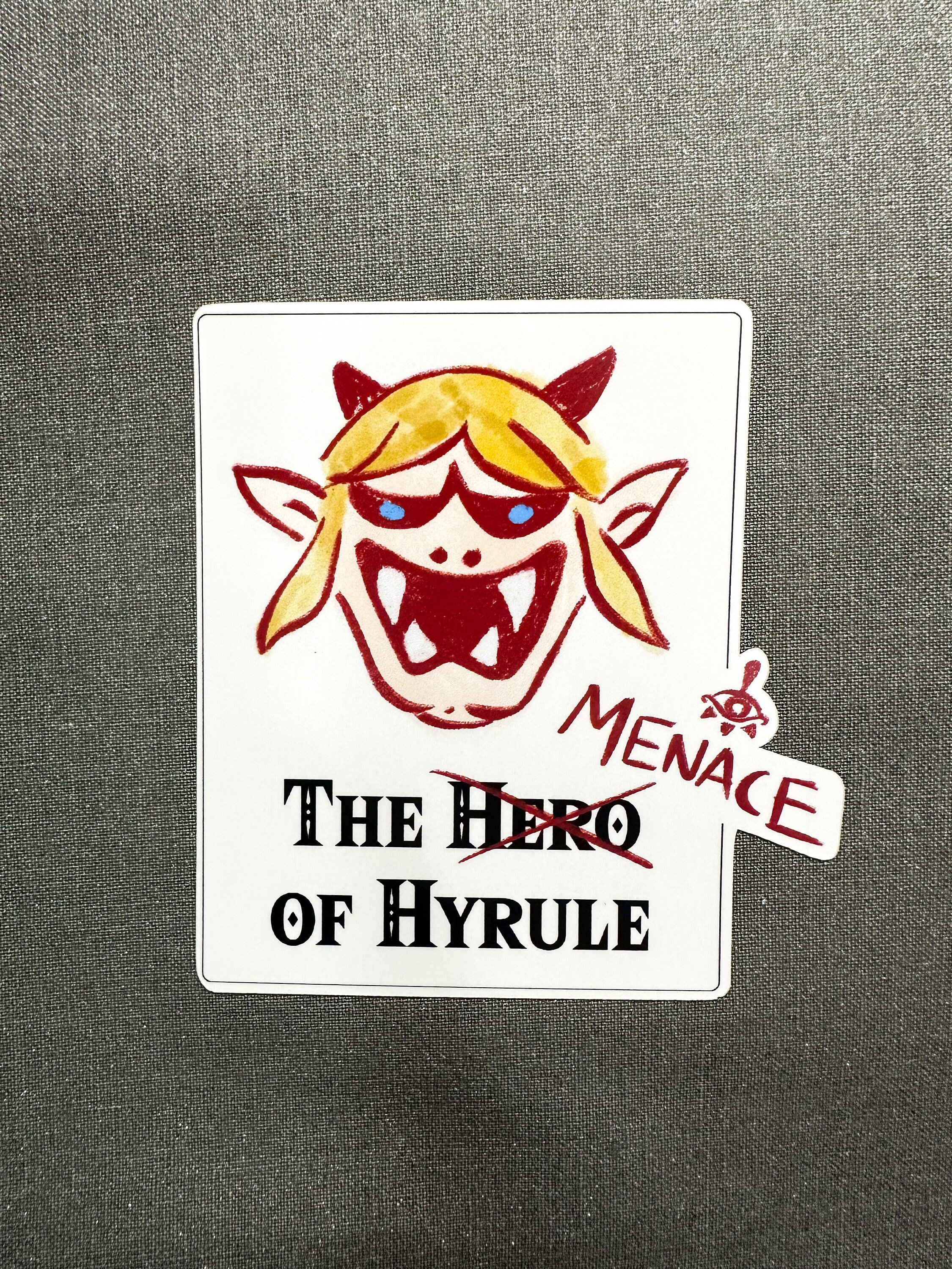 TOTK Link Yiga Menace of Hyrule - Water Resistant Sticker