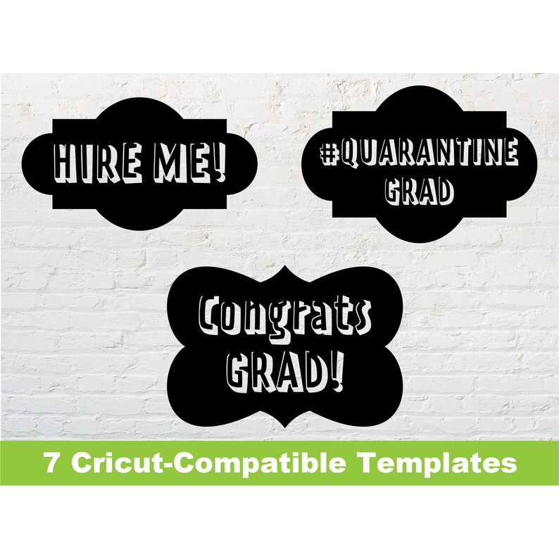 Download Cricut Template 2020 funny graduation photo booth party ...