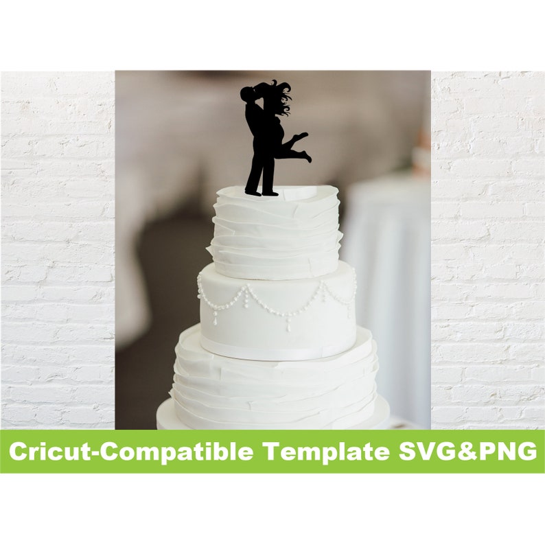 Download Cricut template custom wedding cake topper pack SVG Files ...