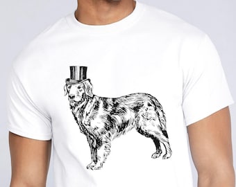 Retriever Top Hat - Classic Unisex Crewneck T-shirt