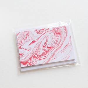regalo de dama de honor, papelería de mármol, escritura de cartas, rojo y púrpura, tarjetas de notas jaspeadas, tarjetas de agradecimiento, lindo papelería, tarjetas de notas en blanco