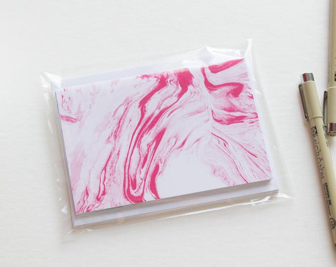 A2 Marbled Note Cards