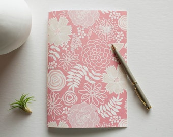 Pink Floral Notebook