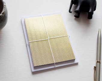 Gold Foil Note Cards