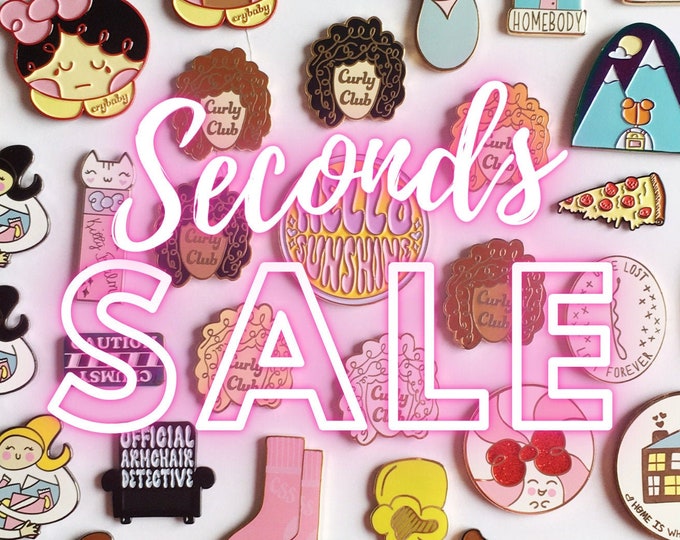 Enamel Pin Seconds Sale & Mystery Bags