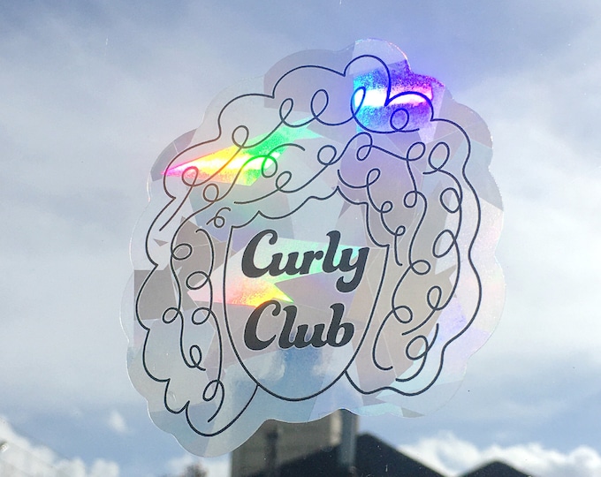 Curly Club Suncatcher