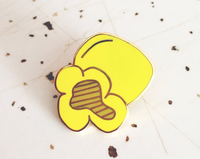 Popcorn Enamel Pin