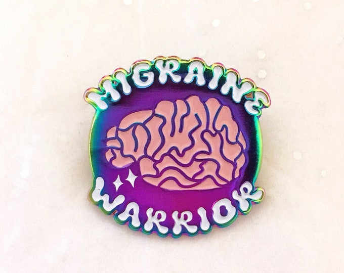 Migraine Warrior Pin