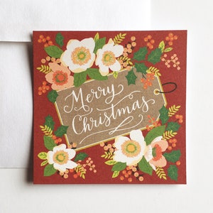 Christmas Card pack, Christmas stationery, Christmas thank you cards, flat Christmas cards, stationery set, blank note cards, note card set