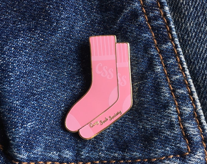 Cozy Sock Society Pin