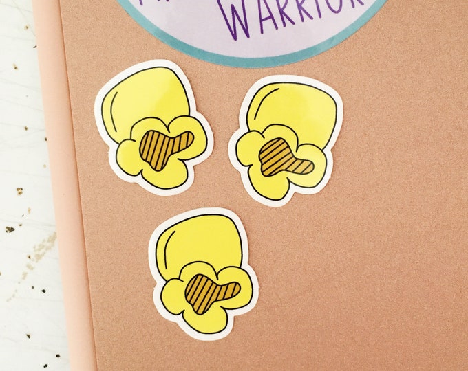 Popcorn Sticker 3 Pack