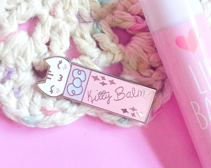 Kitty Balm Enamel Pin