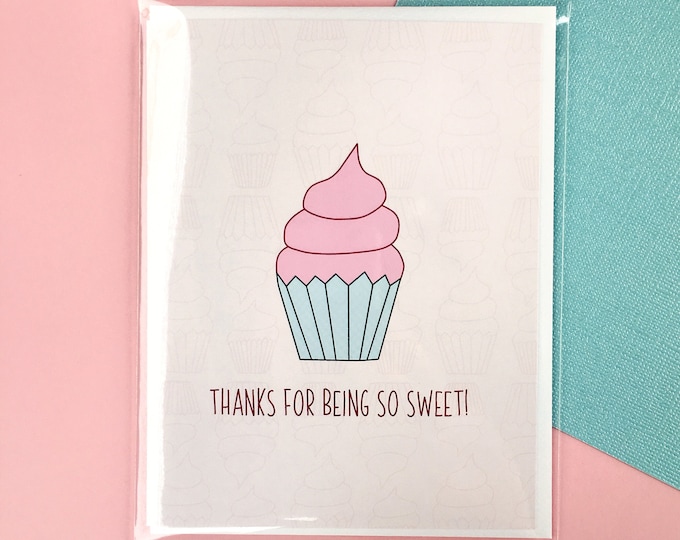 Thanks For Being So Sweet A2 Greeting Card