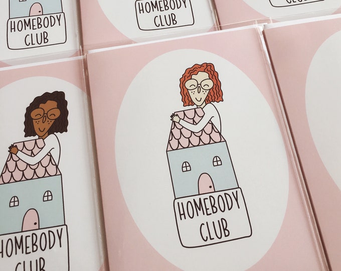 Homebody Club Greeting Card