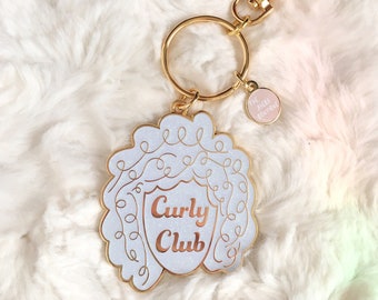 Curly Club Keychain