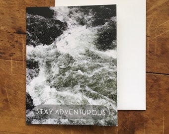 Stay Adventurous greeting card - The Great Smokey Mountains
