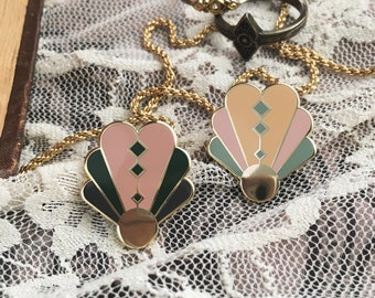 Art Deco Enamel Pin