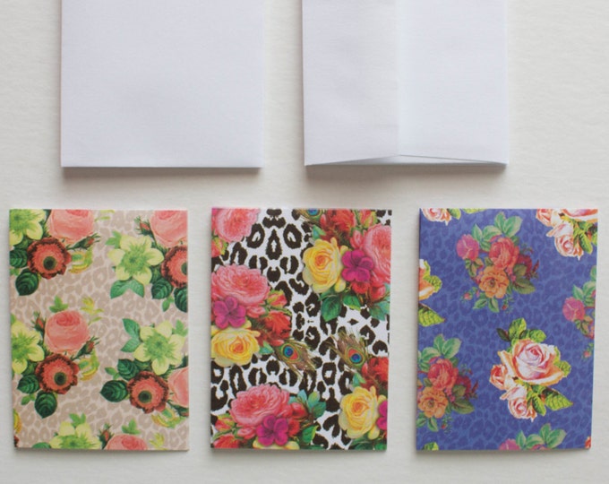 Floral & Animal Print Stationery