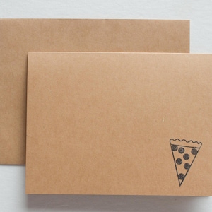 cute pizza note cards, cute pizza stationery, pizza stationary, stationary for guys, note cards for him, novelty stationery, stationary set