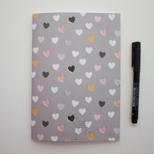 prayer journal, writing journal, travel journal, lined journal, small sketchbook, sketchbook journal, notebook journal, heart journal, cute