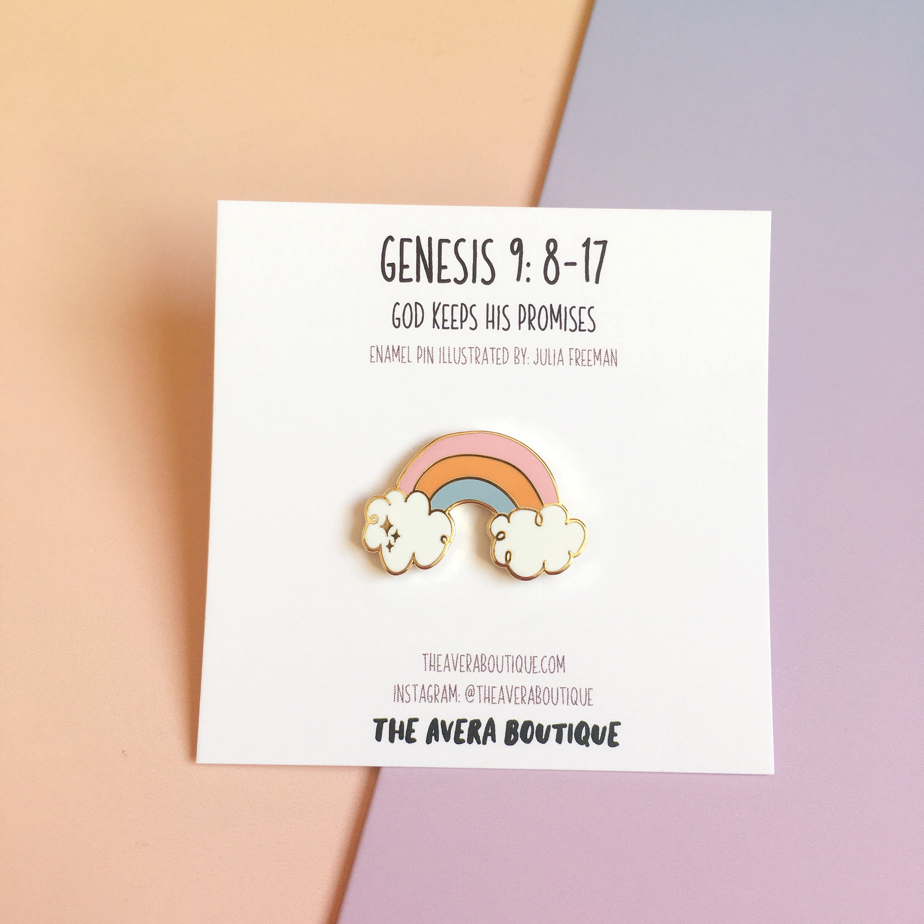 Rainbow - God's Promise {Enamel Pin} Rainbow - God's Promise {Enamel Pin}