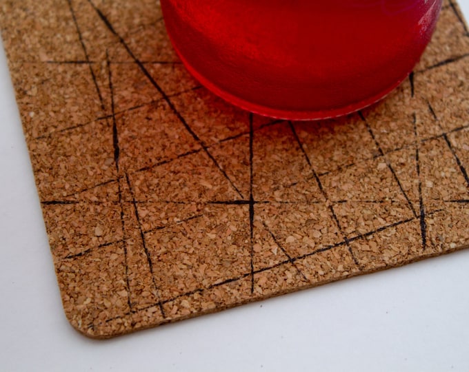 Square Geometric Coasters