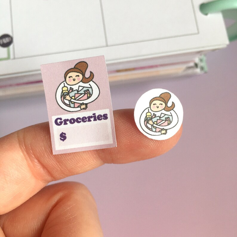 Grocery Stickers, Grocery Stickers for Planner, Grocery Shopping ...