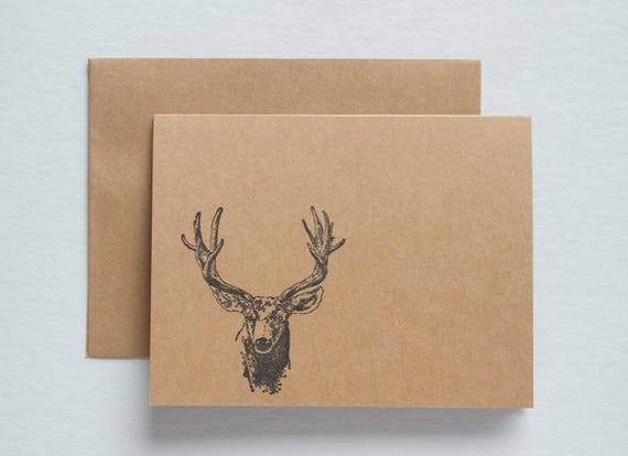 Stag Note Card Stag Note Card