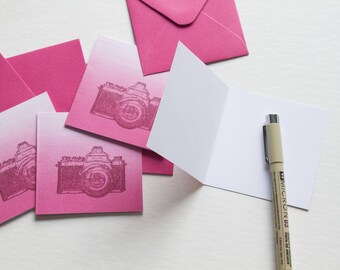 Mini Camera Note Cards
