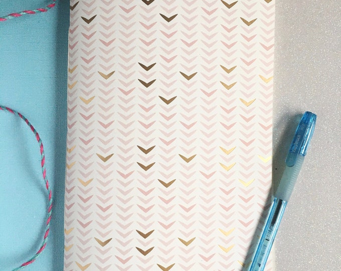 Gold Foil & Pink Notebook