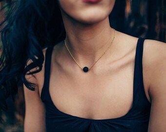 Diffuser necklace, Essential oil diffuser necklace, Lava beads, Mindfulness gift, Diffuser, Self care, Mental health, Anxiety, Bohemian find