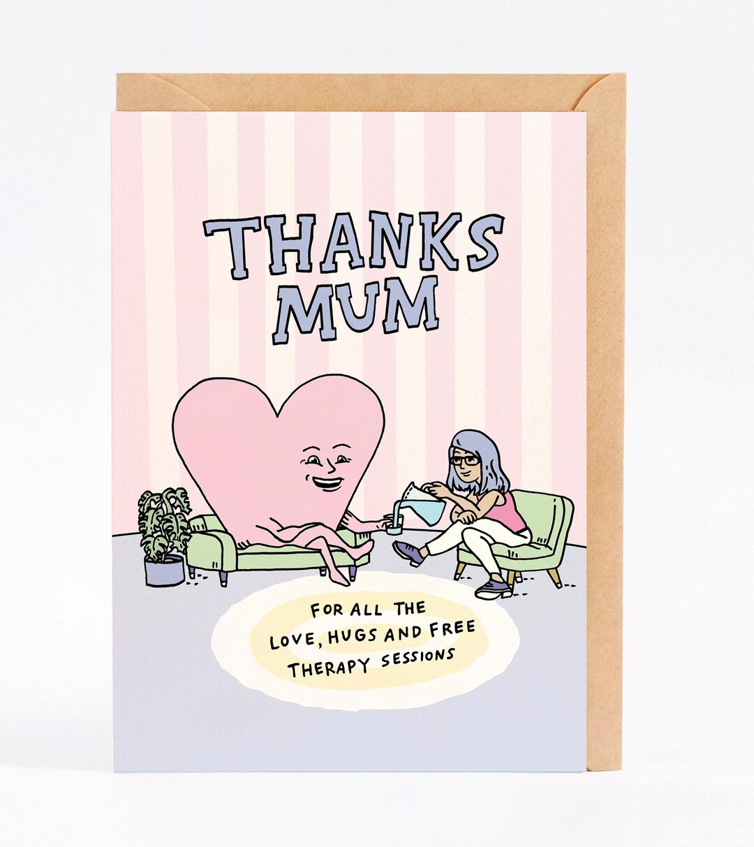 Mother's Day Card Funny Mum Birthday Card HEARTFELT THANKS - Etsy