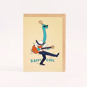 Papa Geburtstagskarte - Vatertagskarte - coole Papa karte - DADDY COOL - by Wally