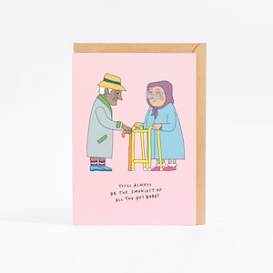 Funny anniversary card - Love card - Valentine's Day card - anniversary card - SMOKIEST BABE - by Wally