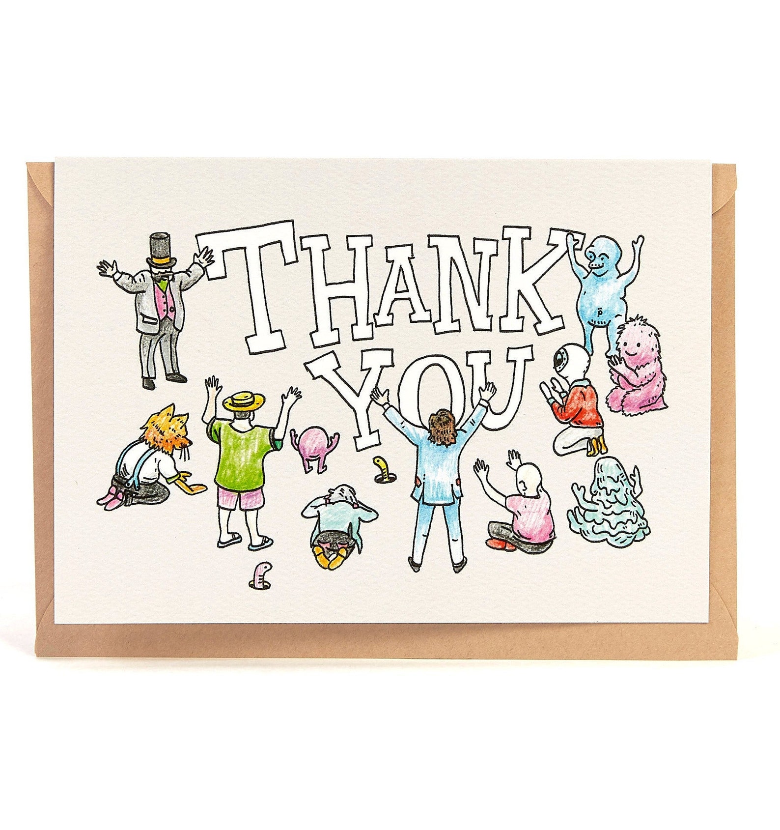 Thank You Card Funny Thank You Card Thanks Card Etsy Canada