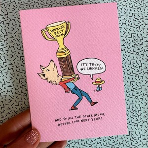 Tarjeta del día de la madre divertida tarjeta del día de la madre VERDADERO LO COMPROBAMOS