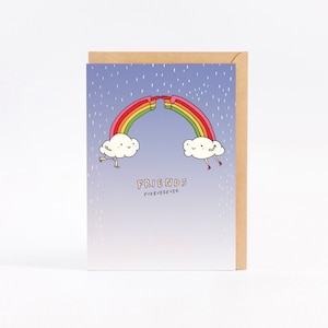 Tarjeta de amistad - tarjeta de cumpleaños - tarjeta de agradecimiento - FOREVEREVER - por Wally