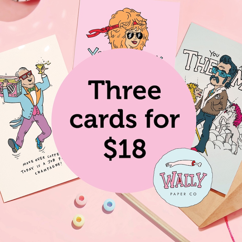Three card multipack deal for Wedding card engagement card quirky wedding card funny wedding card funny engagement card cool wedding card cool engagement card Hot Fish card Fish in the Sea card by wally Paper Co Melbourne greeting cards made in Australia