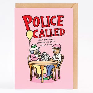 Birthday card funny birthday card WILD PARTY