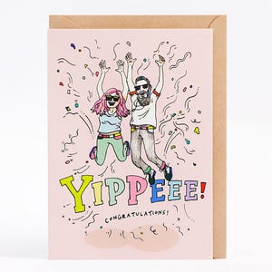 Congratulations card  YIPPPEEE