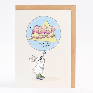 Tarjeta de bebé nueva tarjeta de bebé RAD BABIES