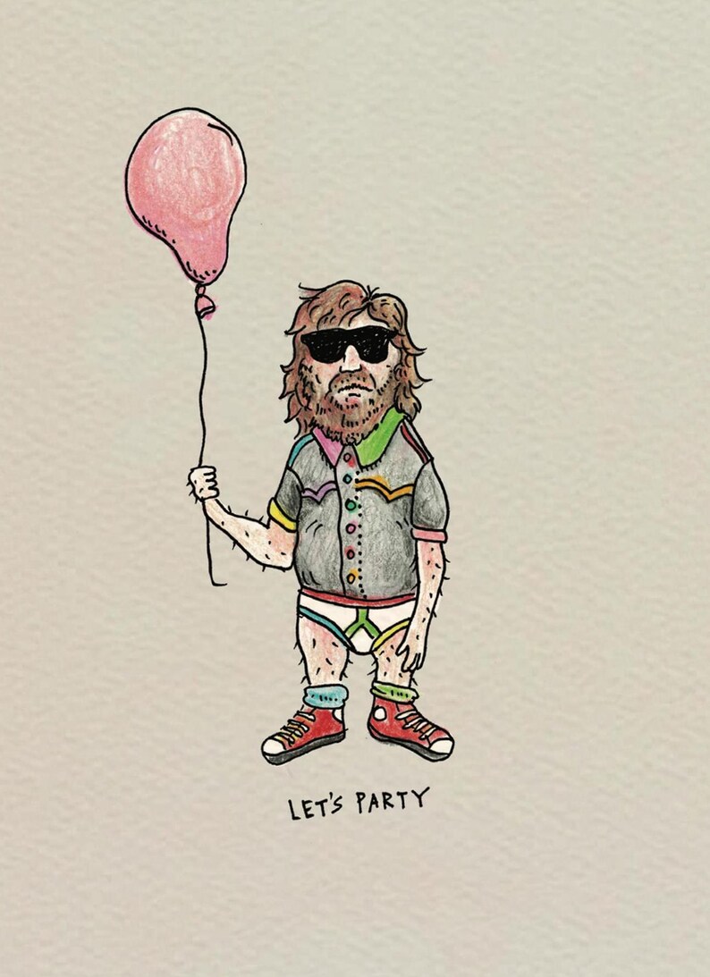 Birthday card funny birthday card 40th birthday card 30th birthday card hand drawn card cool birthday card 50th birthday card 60th birthday card 21st birthday card