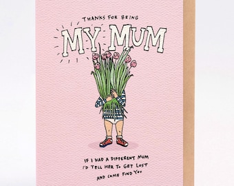 Hand drawn Mother's Day Card: No Other Mum