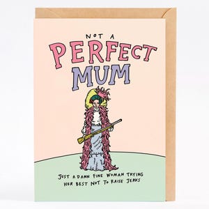 Muttertagskarte lustige Mama Geburtstagskarte PERFECT MUM