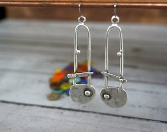手鍛造リサイクルスターリングシルバーバスケットフープ - Etsy 日本