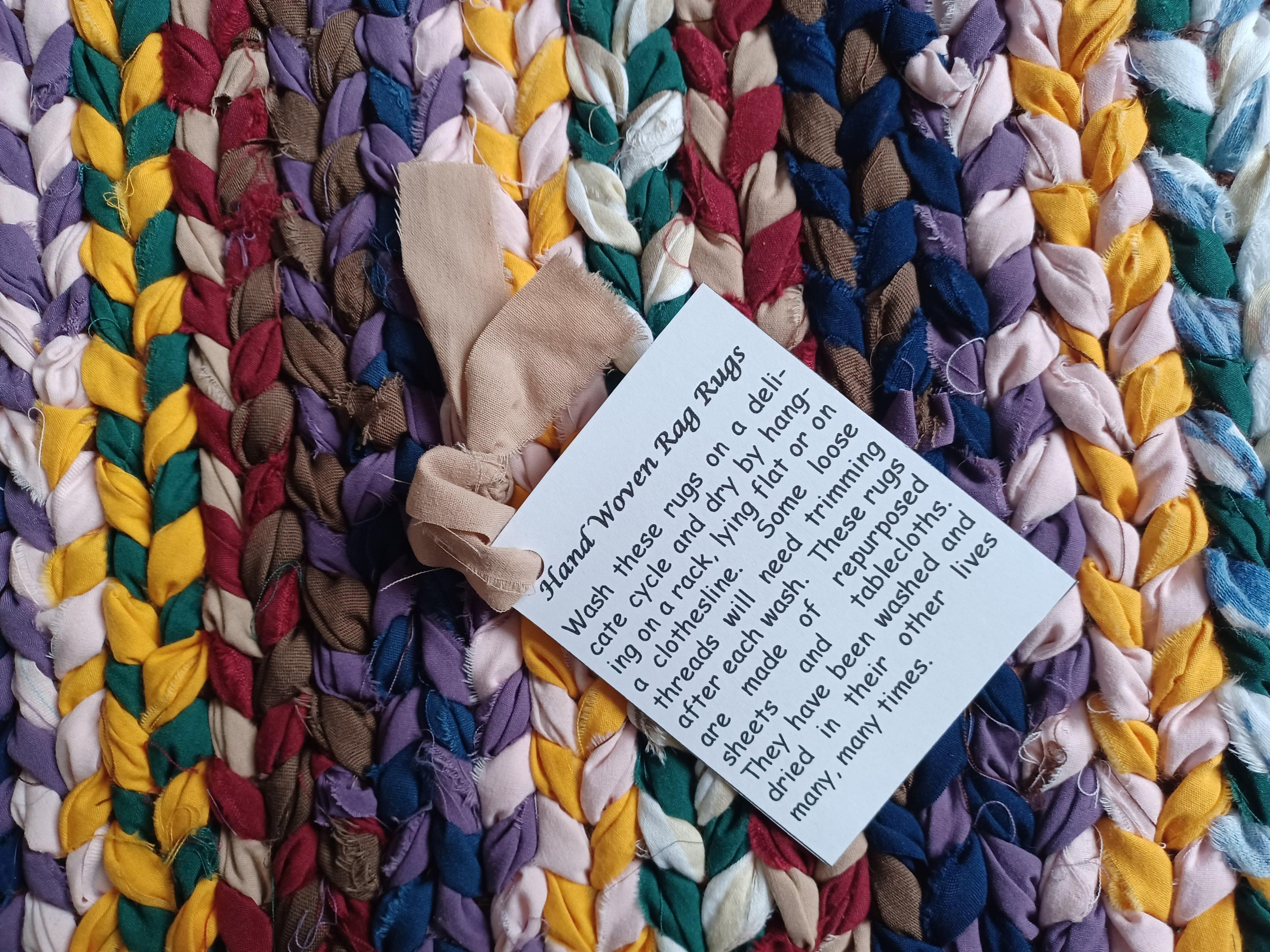 Multi-colored Rag Rug Fits in Every Room - Etsy