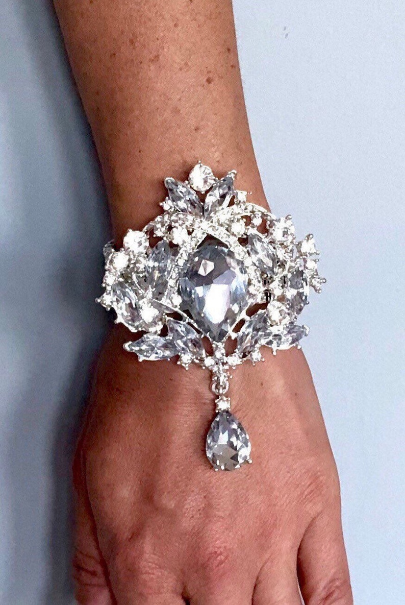 Crystal Wrist Corsage Bling Wrist Corsage Diamond Corsage Crystal Corsage Prom Corsage Silv 1 Crystal Wrist Corsage Crystal Bracelet